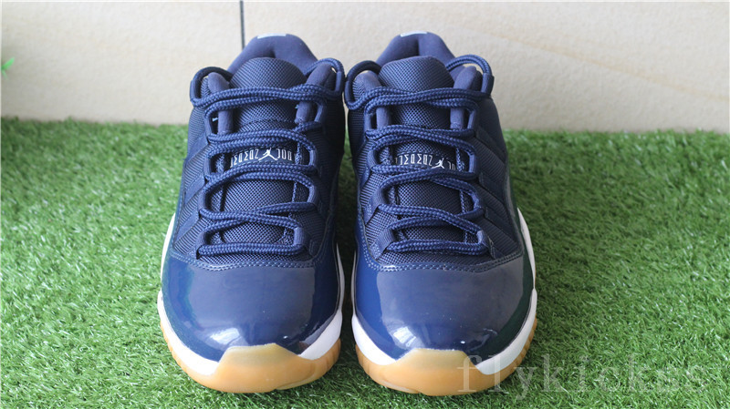 Authentic Air Jordan 11 Low Navy Gum